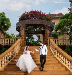 Couple at Della Silicon Valley Wedding Destination