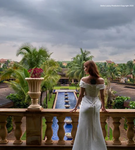 Outside view of Della Silicon Valley Wedding Destination