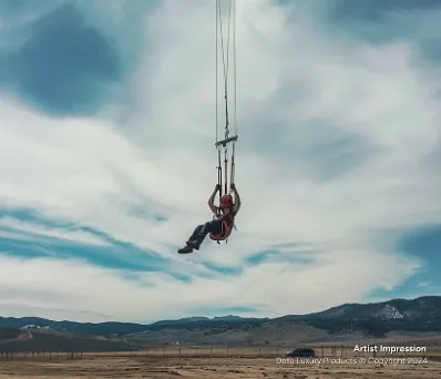 Giant Swing activity of Della Adventure Park