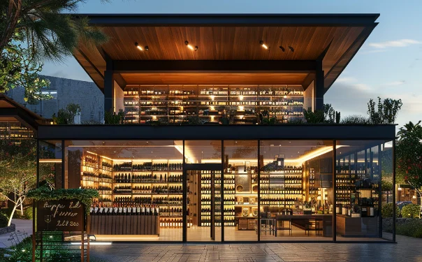 Wine village retail experience image