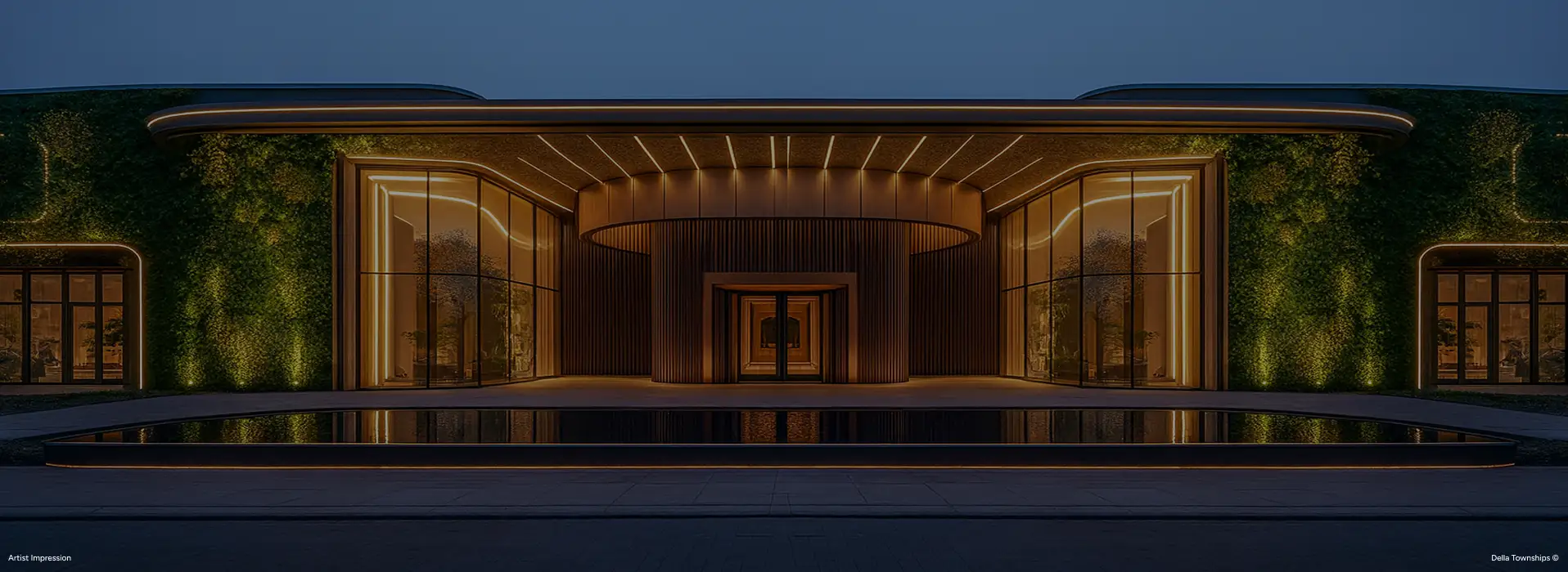 Della Design District luxury retail boulevard at Vasudhaiva Kutumbakam Tirupati