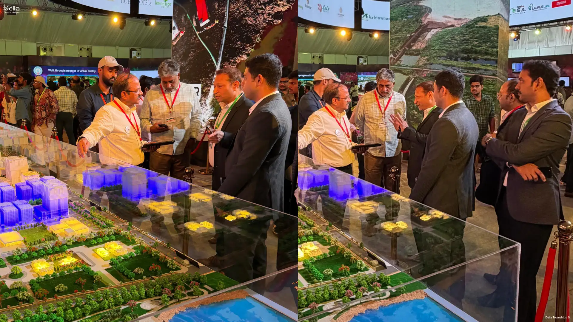 Project discussion between Della Townships team and Andhra Pradesh officials