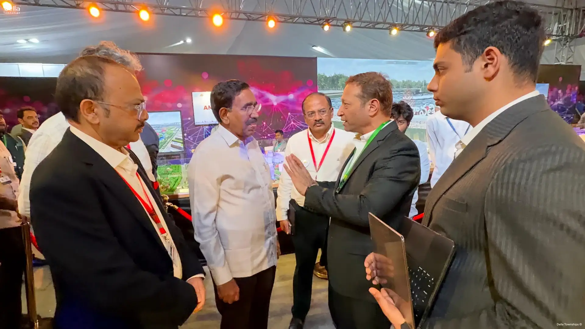 Private meeting with Andhra Pradesh officials regarding Tirupati development