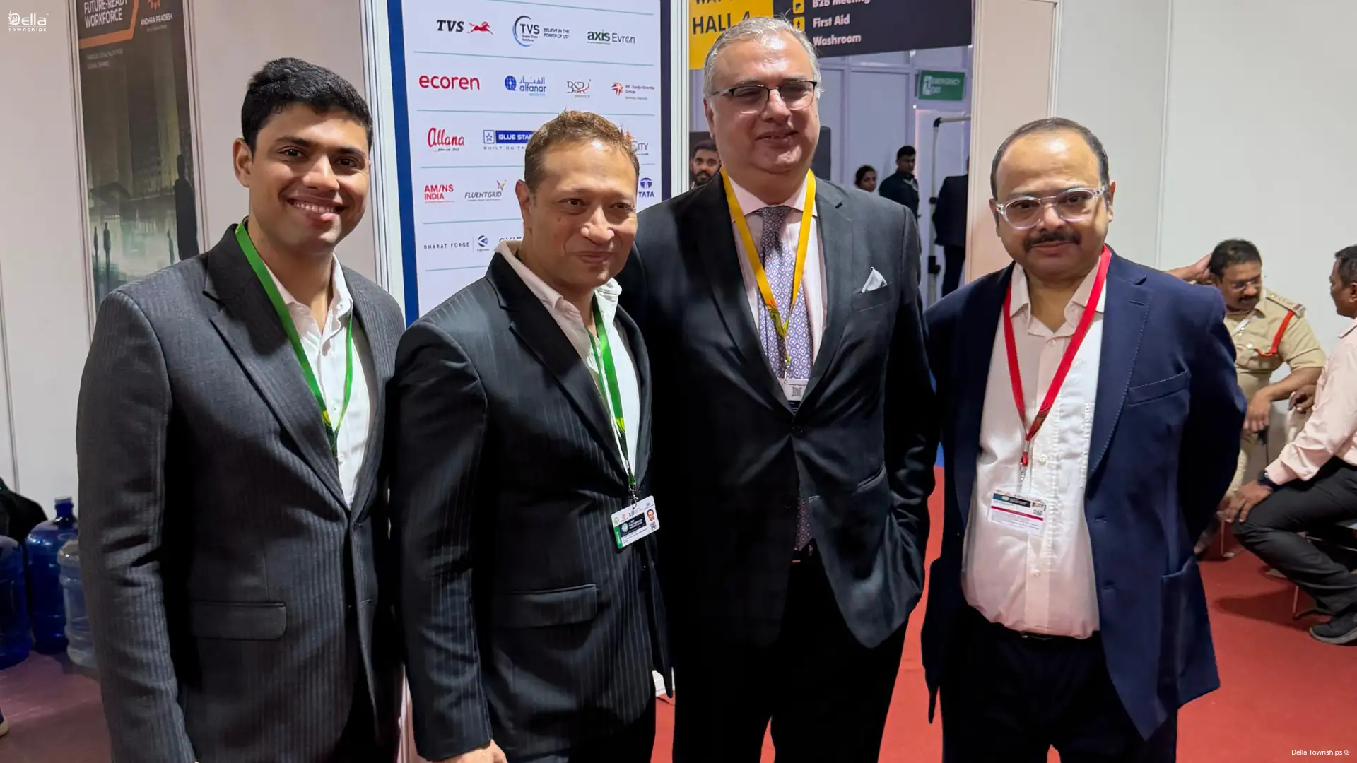 Investor and government networking at Andhra Pradesh Global Summit for Della Townships Tirupati