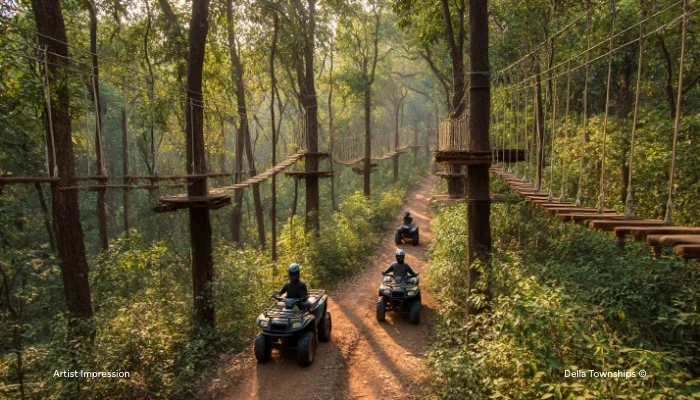 ATV ride at Della Adventure Park