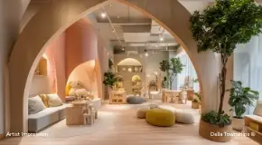 Lifestyle concept store inside Della Townships Nagpur Bor Reserve Design District