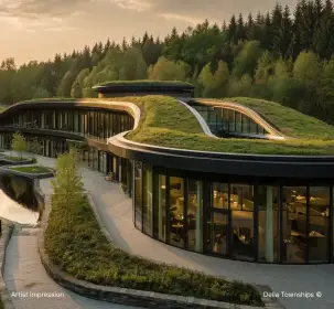 25000 sqft international polo club at Bor Reserve Nagpur by Della Townships