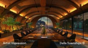 Conference boardroom at Della Townships Nagpur Bor Reserve MICE Venues