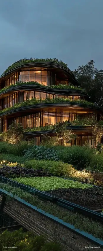 192 luxury branded residences at Bor Reserve Nagpur by Della Townships