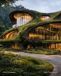 400000 sqft premium private offices at Bor Reserve Nagpur by Della Townships