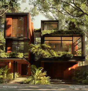 900 private villa plots at Bor Reserve wellness township Nagpur by Della Townships