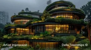 Branded Residences Exterior View | Della BOR Reserve, Nagpur