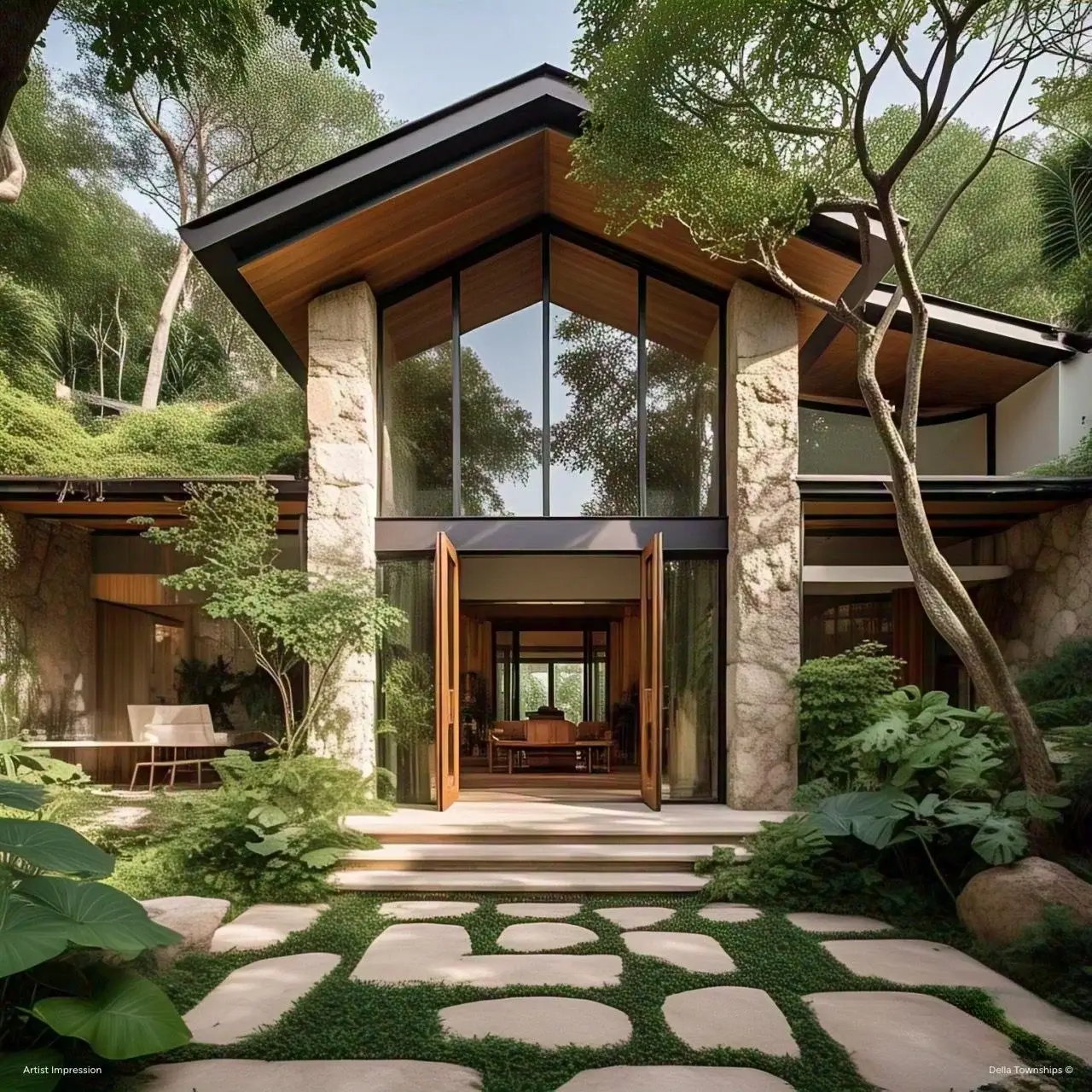 Alma large luxury wellness villa in Nagpur by Della Townships – 5000 sq ft residence