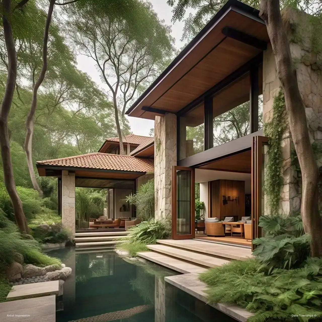 Pura luxury wellness villa in Nagpur by Della Townships - 4300 sq ft residence