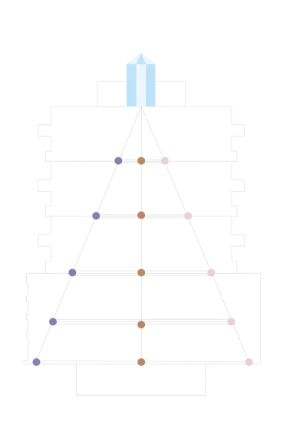 Della Townships Nagpur crystal pyramid integrated within resort wellness residences featuring energy architecture design