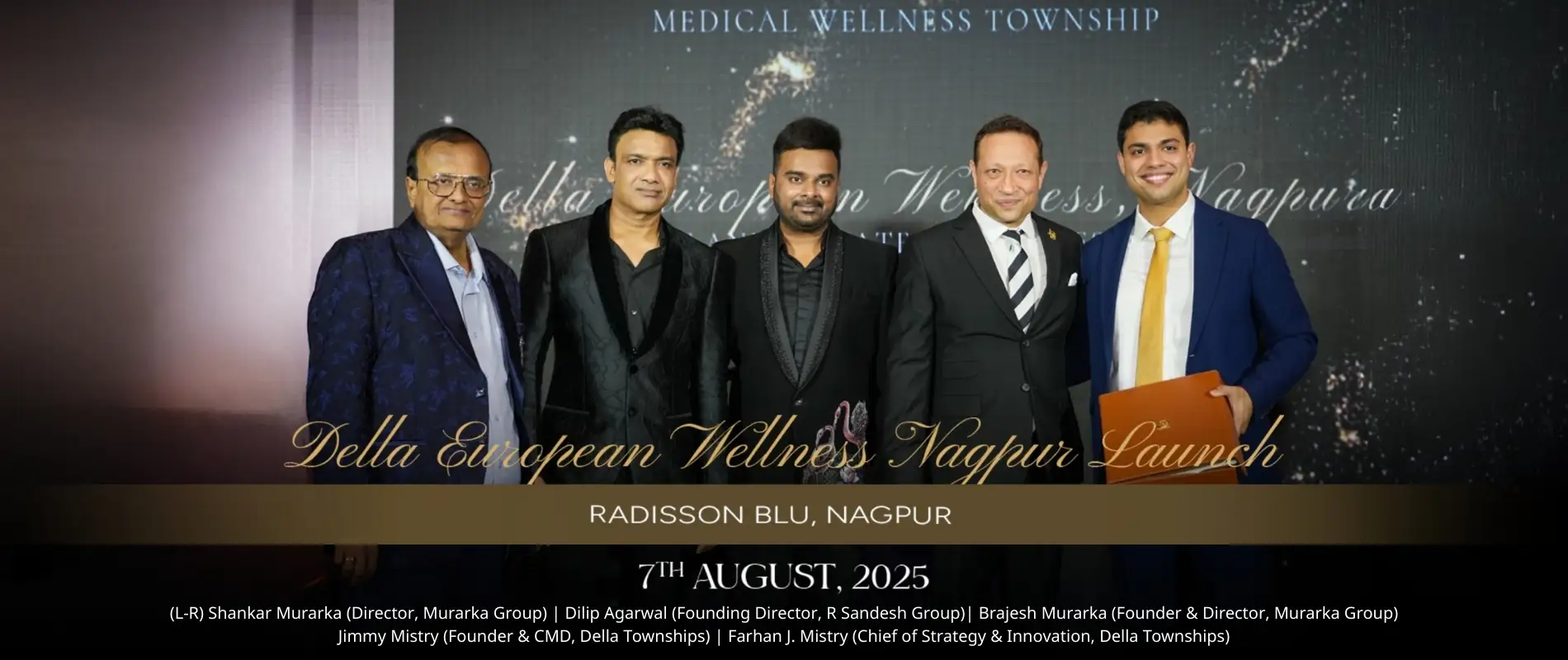 Della Townships Nagpur European wellness township launch event unveiling India’s first Mayr based wellness living concept