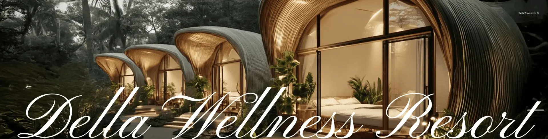 Integrated 5 star wellness resort at Della Townships Nagpur designed for longevity and medical wellness living