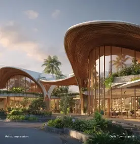 Design District and Luxury Retail Boulevard within Della Townships Nagpur European wellness township spanning 100000 sqft