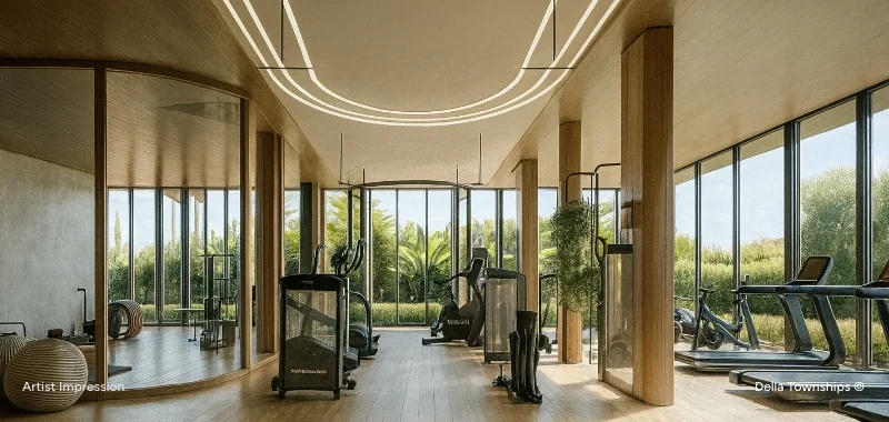 Fitness Studio at Della Townships Wellness Residences Nagpur - Second Floor