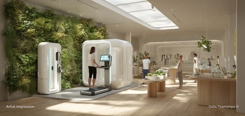 Optimal Weight Zone at Della Townships Wellness Residences Nagpur - First Floor