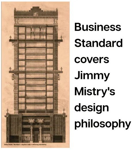 Jimmy Mistry press feature in Business Standard, January 2008