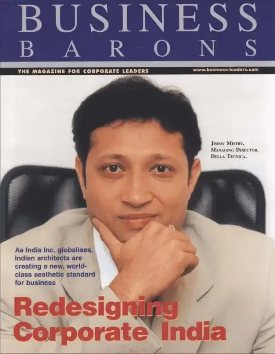 Jimmy Mistry press feature in Business Barons, March 2004