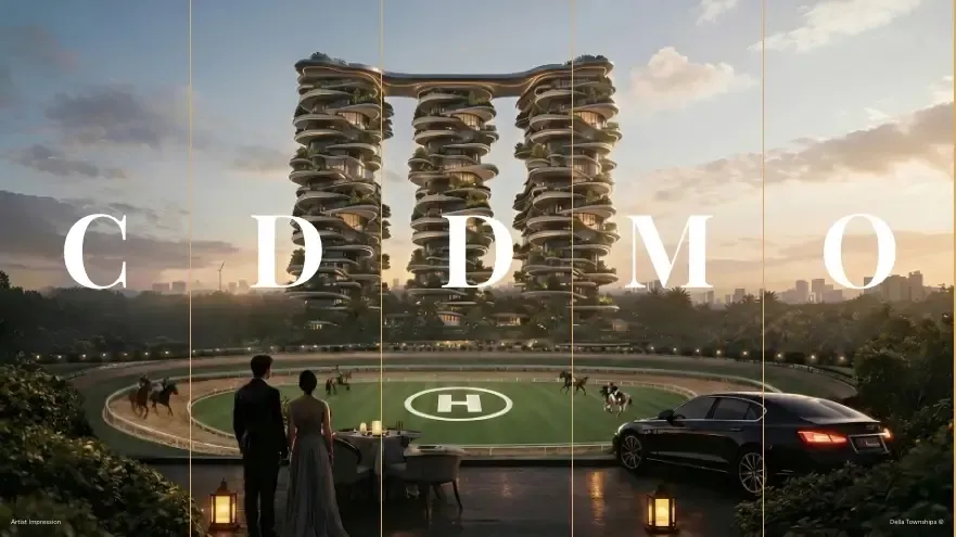 Luxury integrated township living space with modern interiors