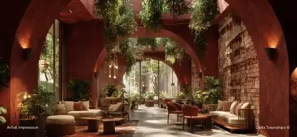 Corporate MICE courtyard venue at Della Design District