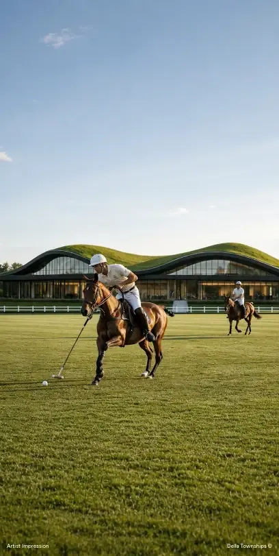 International Polo Club at Della Racecourse Bhopal