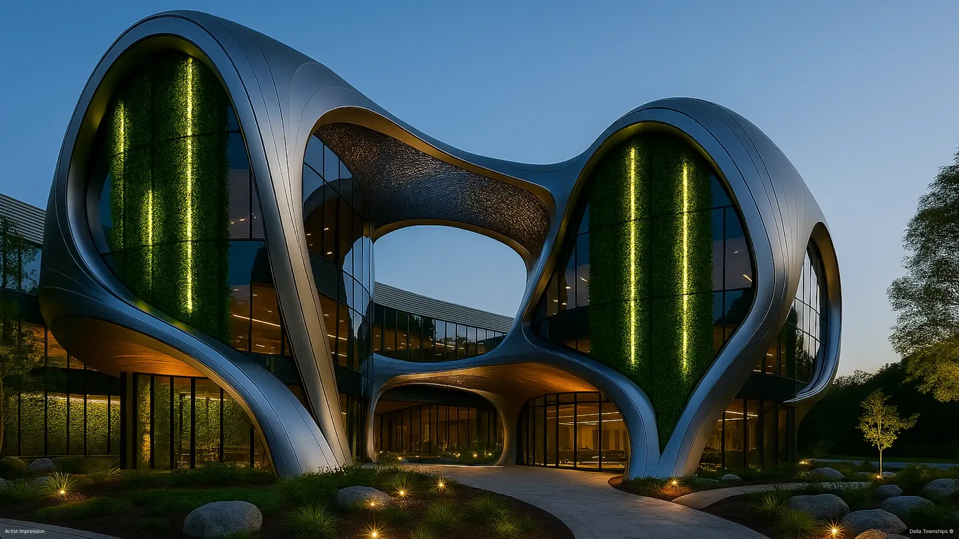 Core Global Capability Centre office park at Della GCC City Ahmedabad