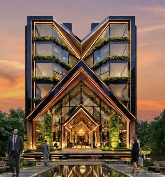 Della Fashion Art Architecture district at Della GCC City Ahmedabad