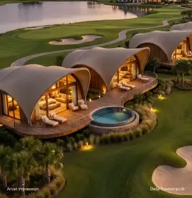 Five star glamping resort with 300 rooms at Della GCC City Ahmedabad