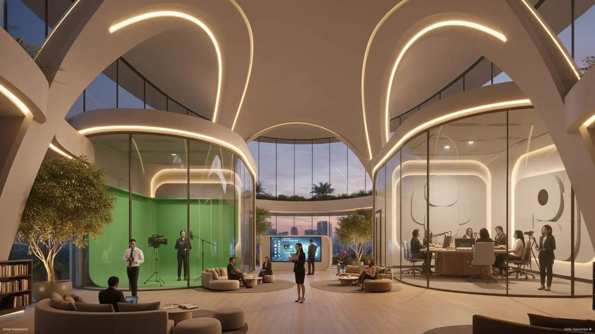 Shared services and support functions facility at Della GCC City Ahmedabad