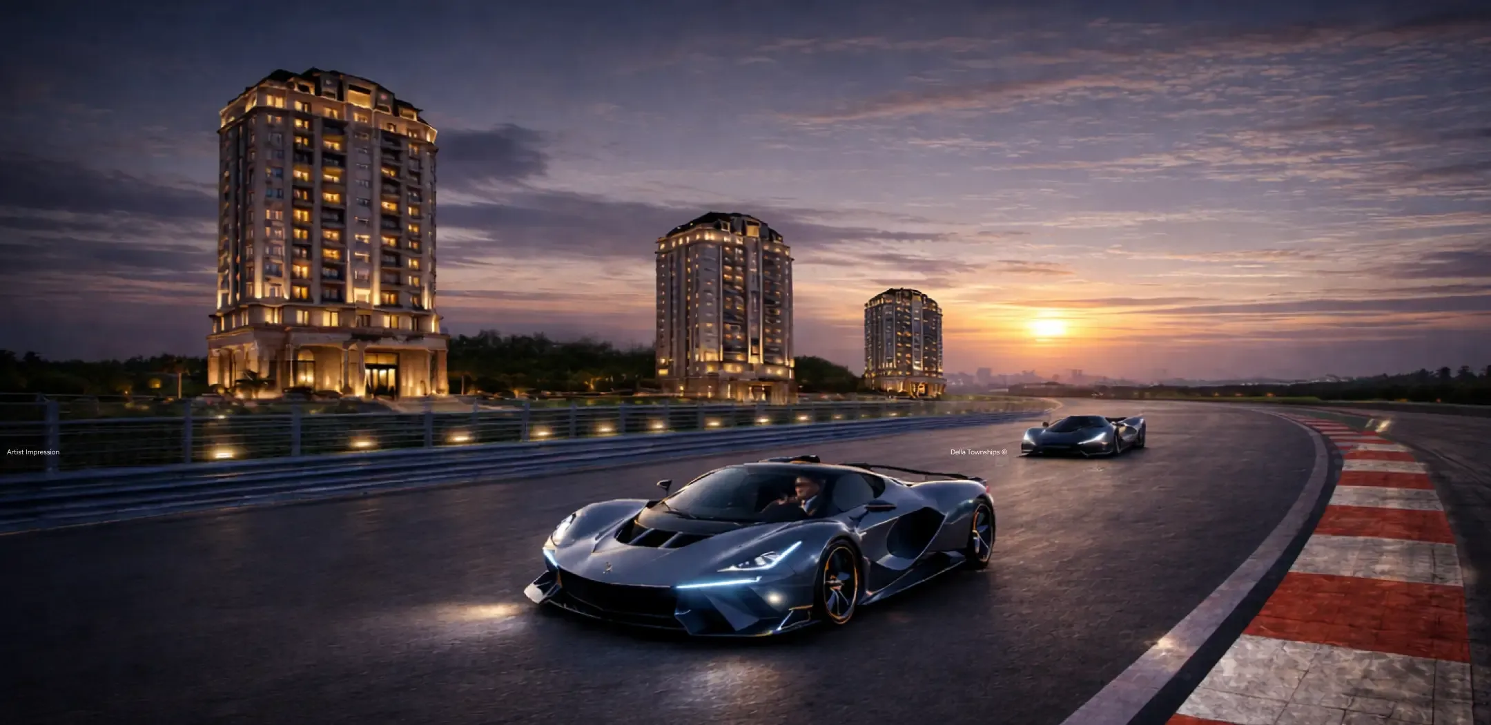 Luxury resort and private residences by Della Townships in Ahmedabad, Gujarat
