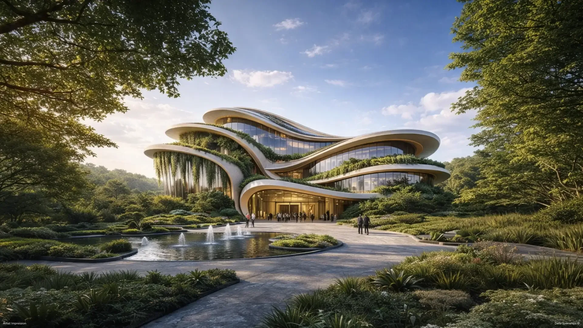 50,000 sqft DLC BFSI Convention Centre & Foundation | Della AIFC, Amaravati by Della Townships