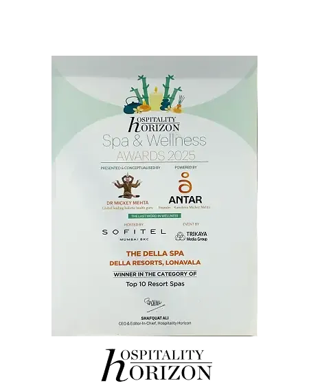 Hospitality Horizon Spa and Wellness Award 2025 received by Della Townships
