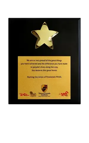 Times & Trends Academy Recognition 2020 received by Della Townships