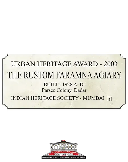 Urban Heritage Architects Award 2003 for architectural restoration associated with Della Townships
