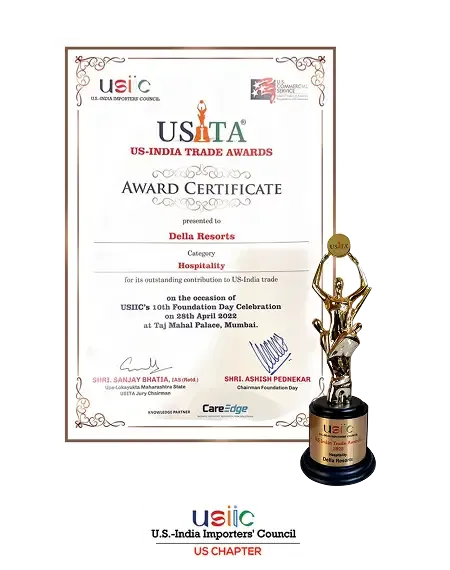 US India Trade Award USITAR 2022 received by Della Townships