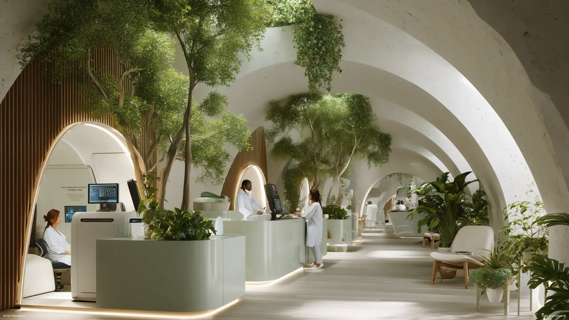 Consultation and diagnostics suite at Della MayrLife Longevity center