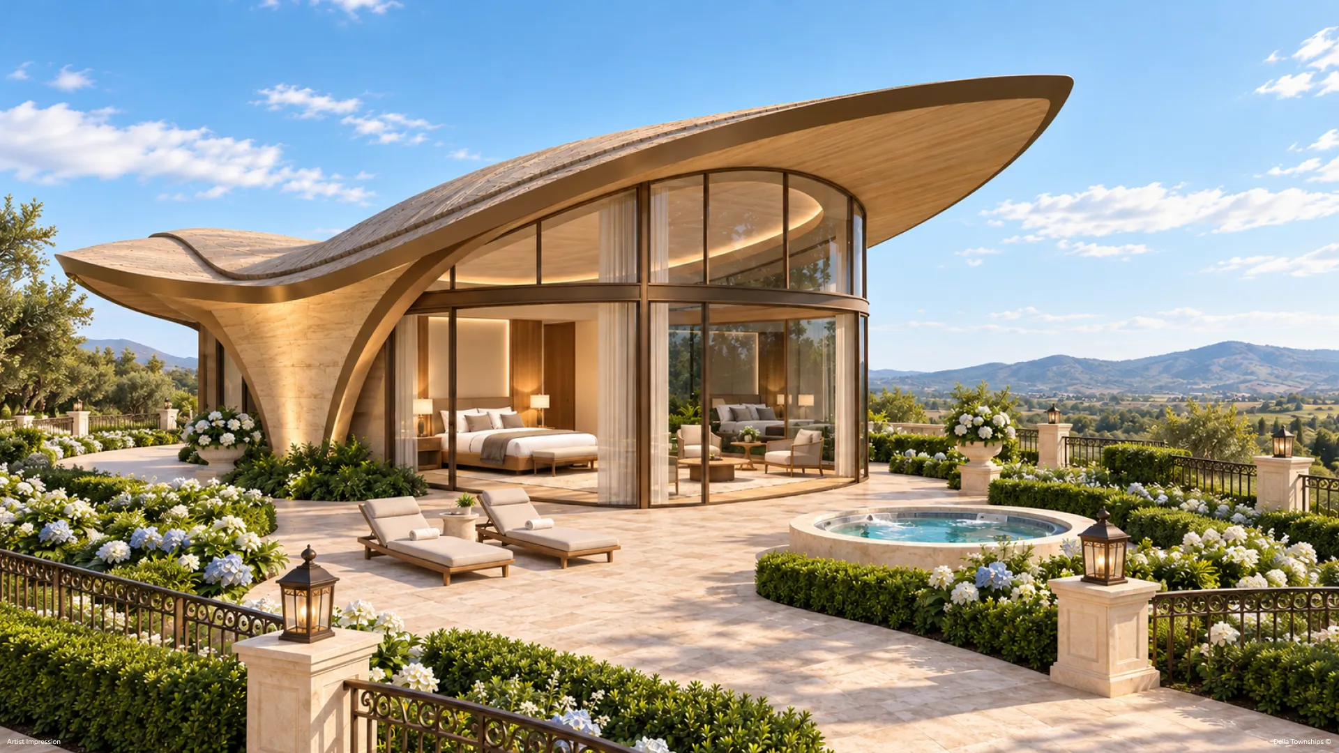 Glamping resort exterior in Dapoli by Della Townships