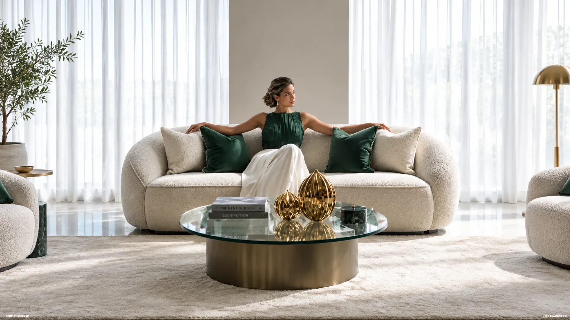 Luxury interiors and design in Dapoli by Della Townships