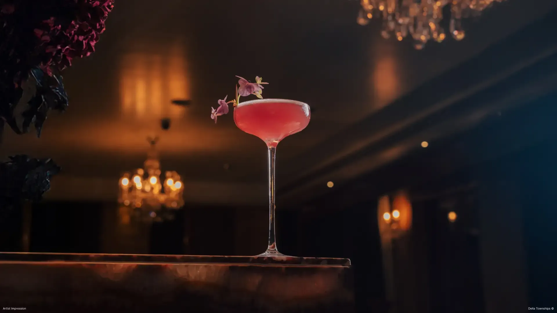 Cocktail bars and mixology studio experiences in the Della Townships design district
