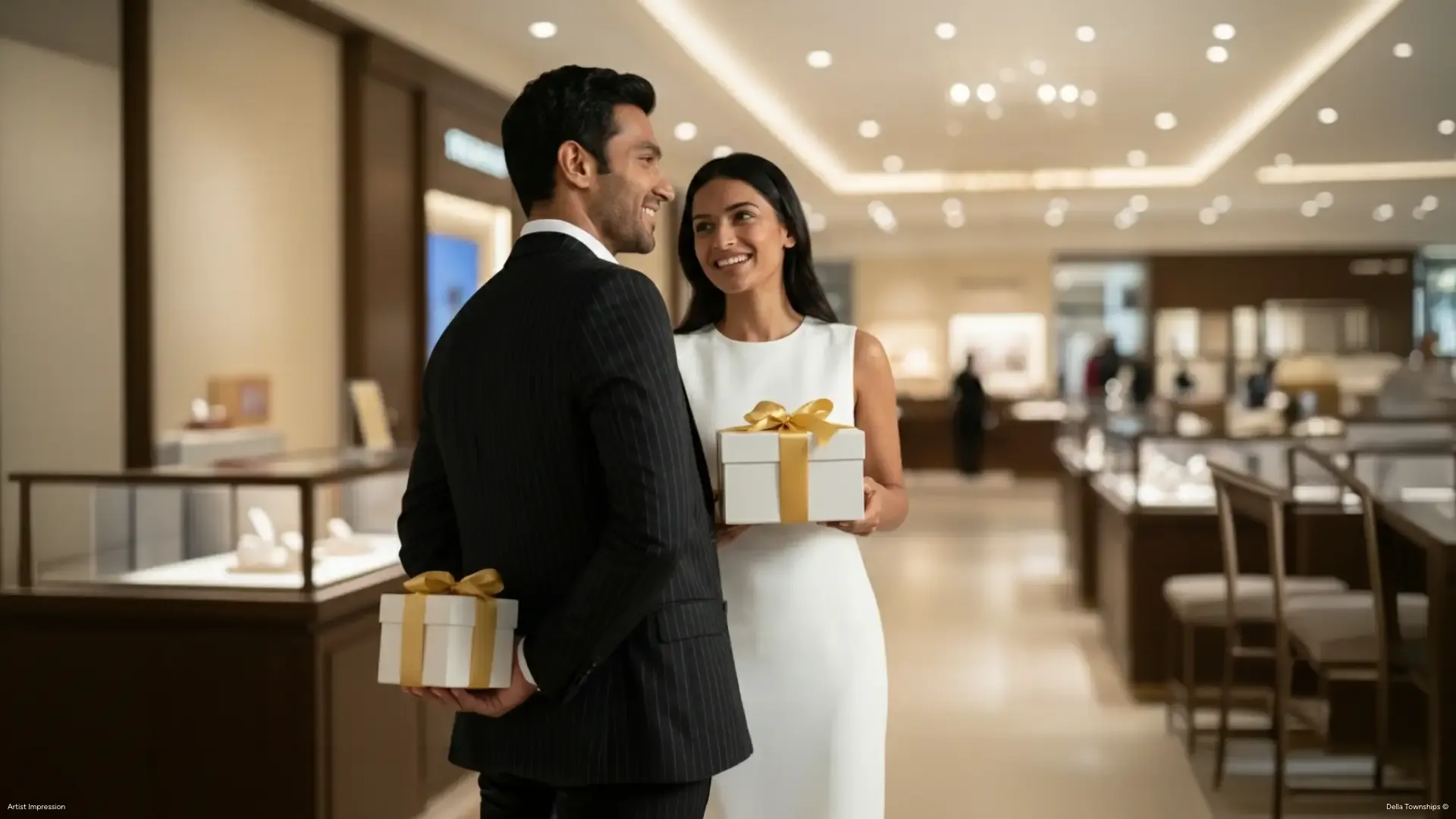Fine gifting concepts presented within the Della Townships design district