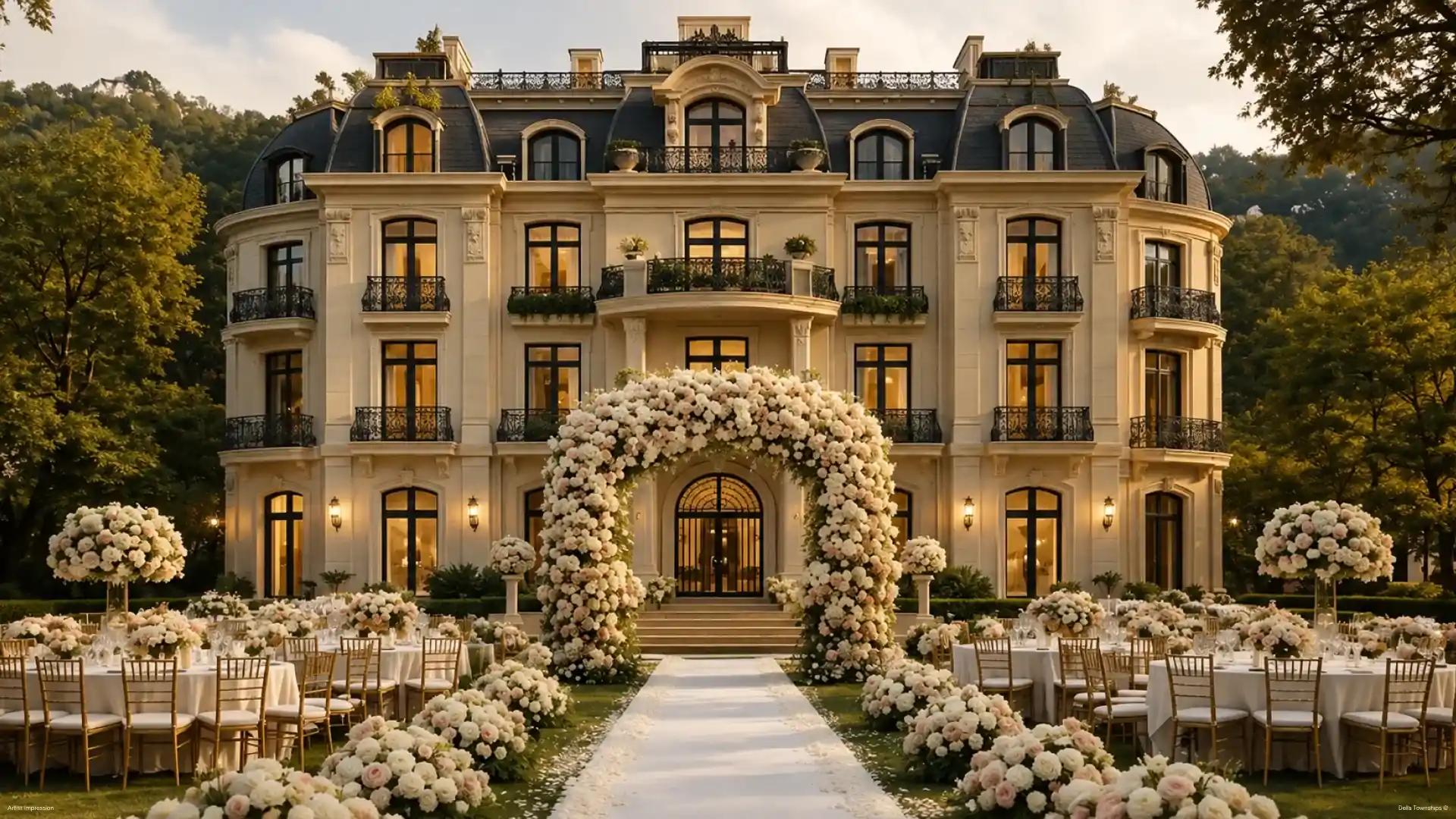 Della destination wedding events by Della Townships