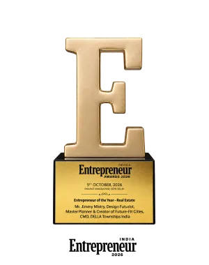 Jimmy Mistry honoured as Entrepreneur of the Year – Real Estate 2026 at the India Entrepreneur Awards for shaping future-fit cities