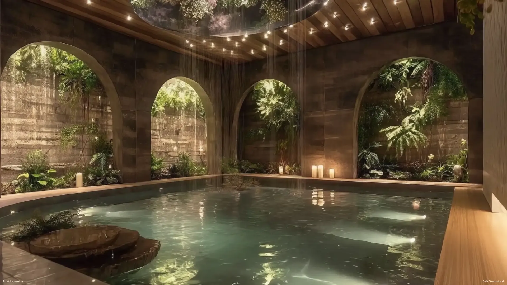 Hammam hydrotherapy spa at Della MayrLife Longevity center