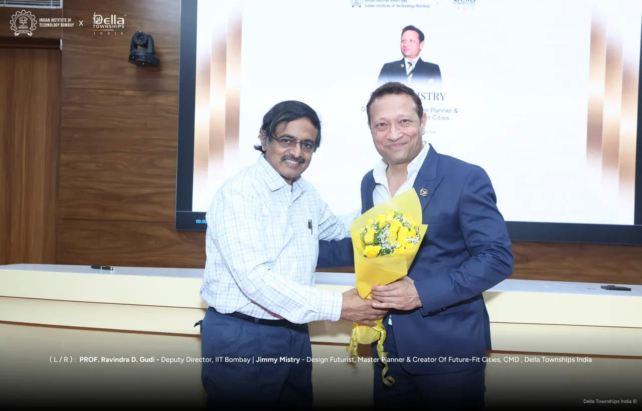 Della Townships leadership with Professor Ravindra Gudi of IIT Bombay
