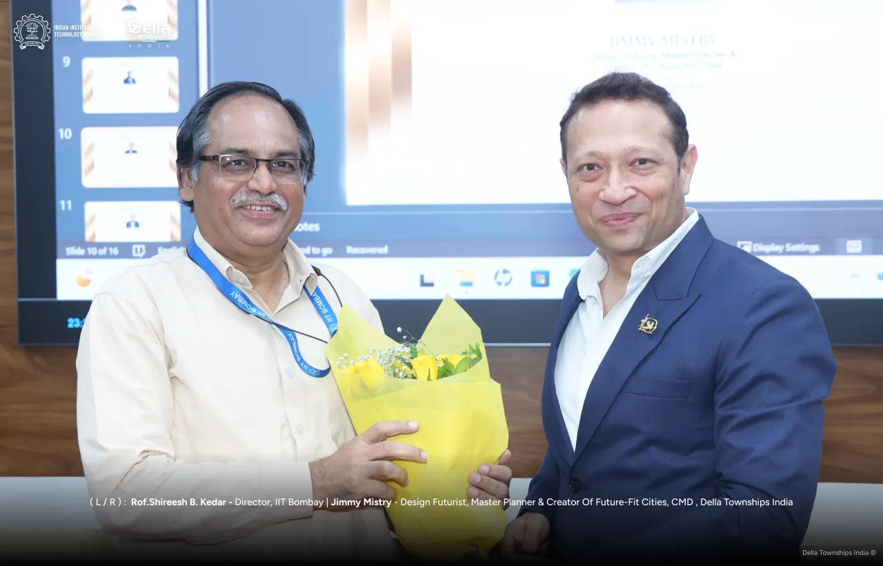 Della Townships leadership with Professor Shireesh Kedare of IIT Bombay