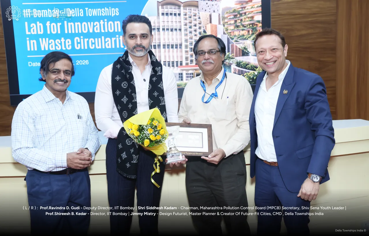Della Townships and IIT Bombay delegation with representatives from MPCB